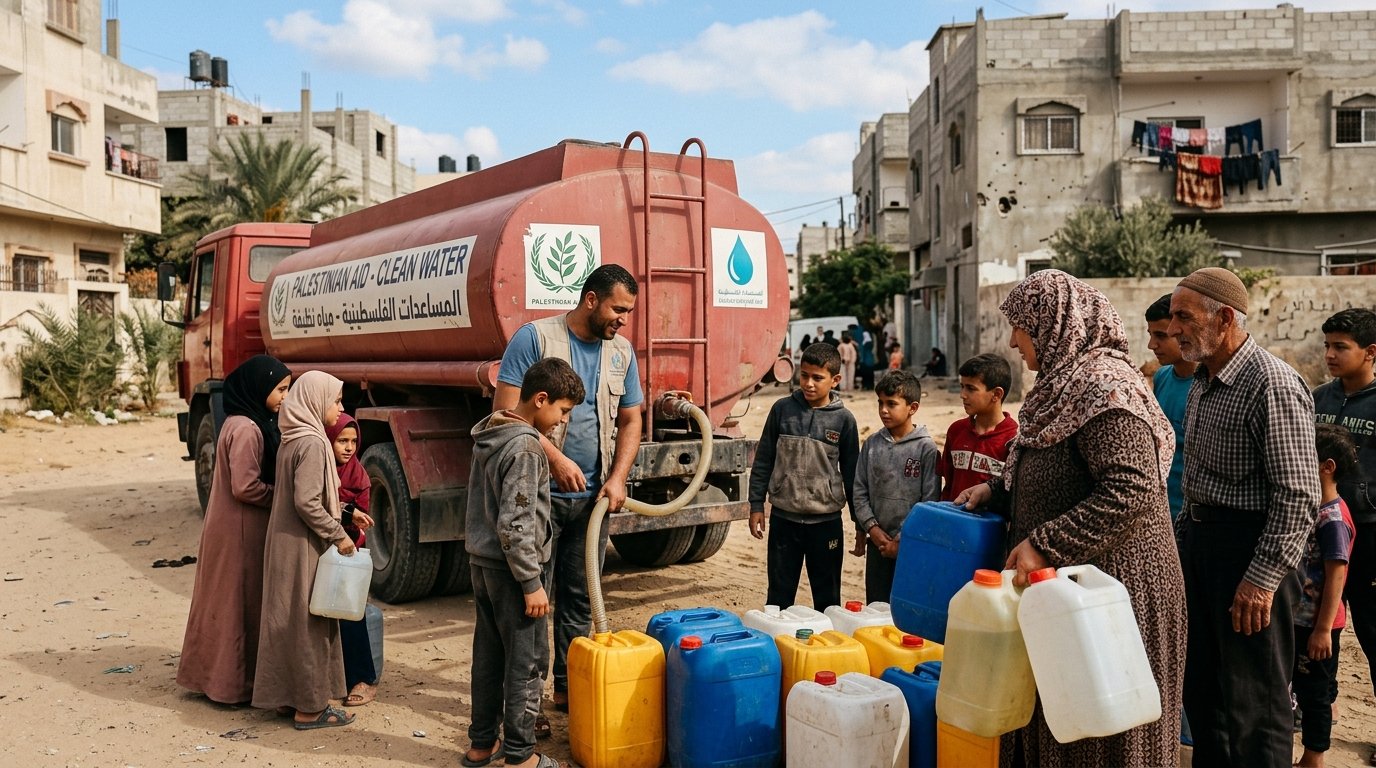 حملة سقيا الماء العذب في غزة